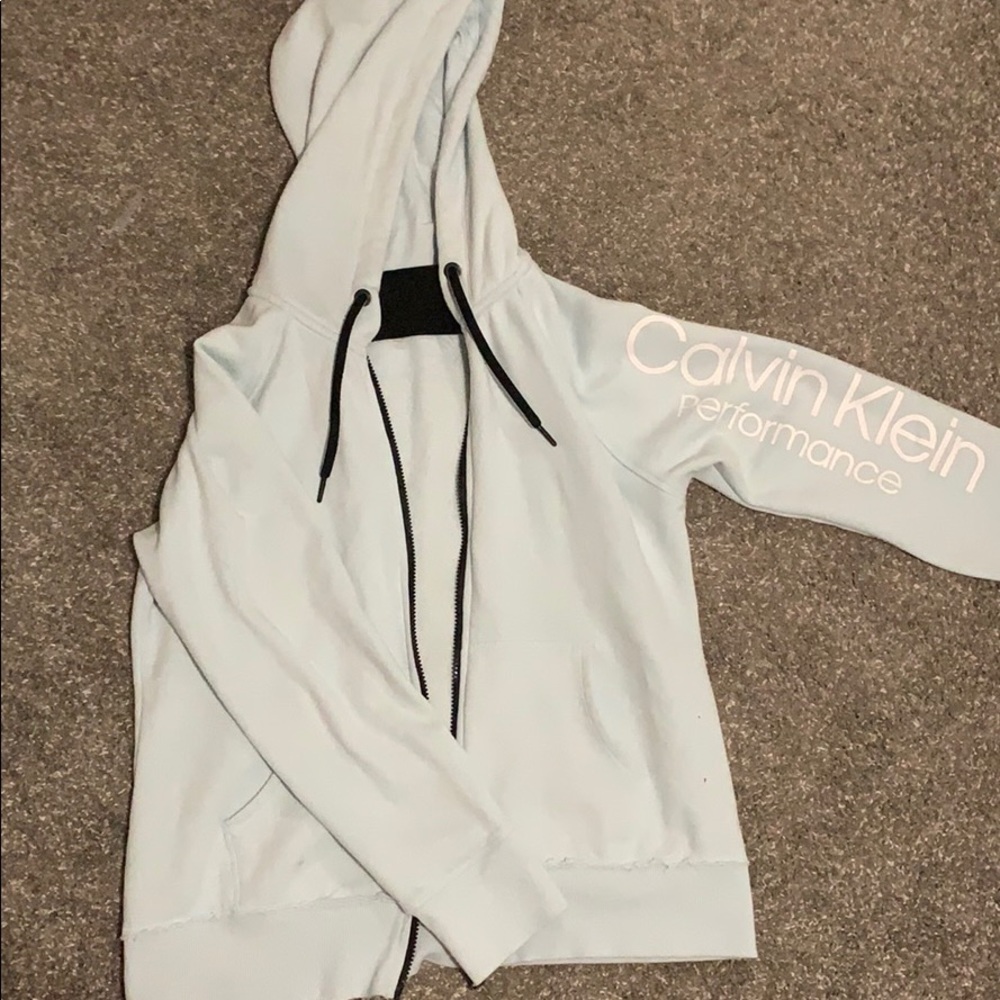 Calvin Klein zip-up sweater